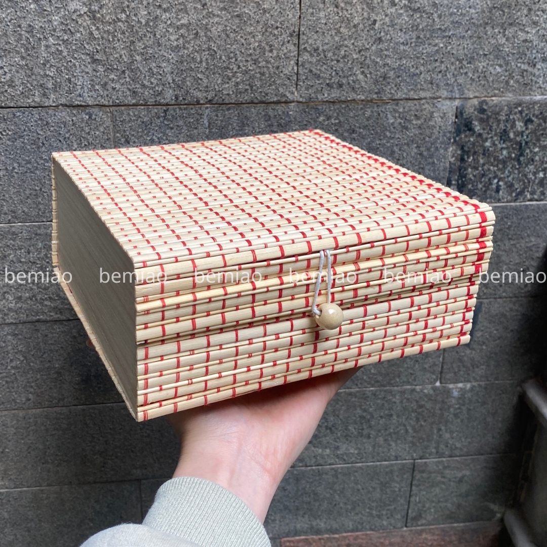Hộp quà mành tre - Bamboo gift box - Image 4