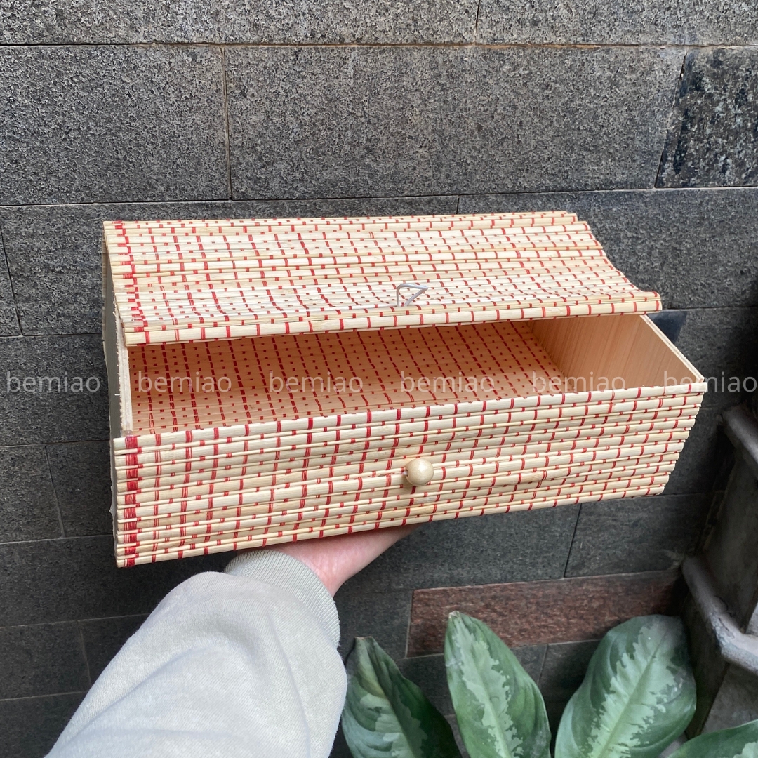 Hộp quà mành tre - Bamboo gift box - Image 7