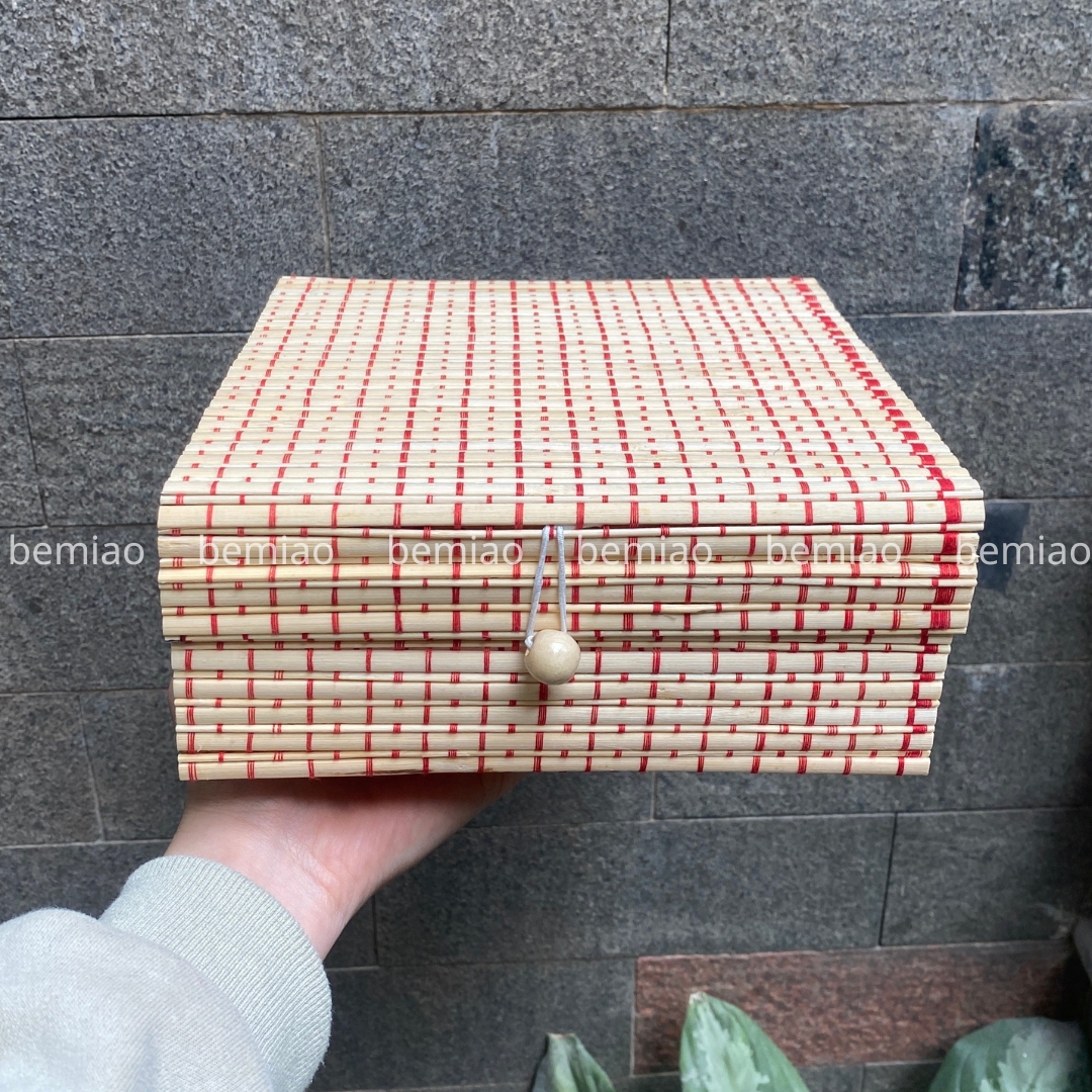 Hộp quà mành tre - Bamboo gift box