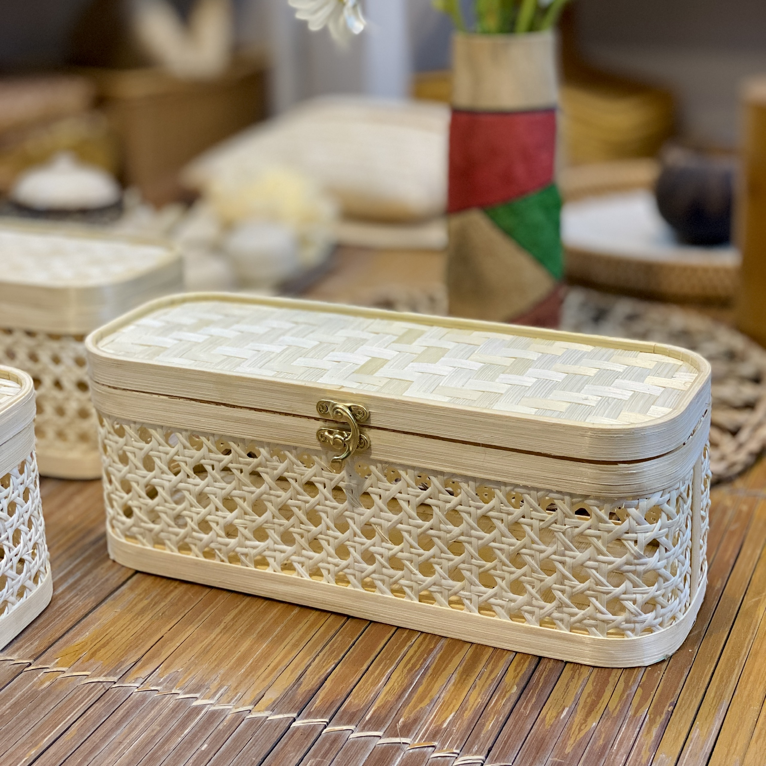 Hộp quà mắt cáo - Lattice gift box - Image 6